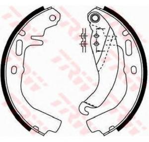 Set saboti frana OPEL KADETT D  31 34  41 44  PRODUCATOR TRW GS6186