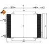 Condensator  climatizare PEUGEOT 508 PRODUCATOR NRF 35945