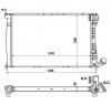 Radiator  racire motor CITROËN XANTIA  X1  PRODUCATOR NRF 519602