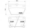 Set placute frana frana disc toyota rav 4 mk ii  cla2  xa2  zca2