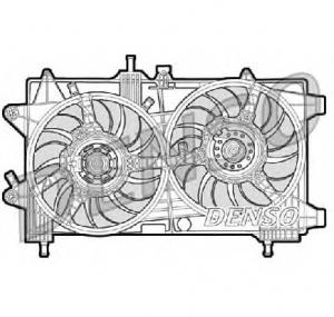 Ventilator  radiator FIAT PUNTO  188  PRODUCATOR DENSO DER09043
