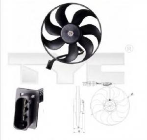 Ventilator  radiator VW POLO  6N1  PRODUCATOR TYC 837 0002
