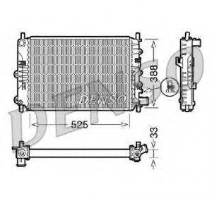 Radiator  racire motor FORD ESCORT Mk V  GAL  PRODUCATOR DENSO DRM10025