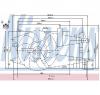 Ventilator  radiator FIAT IDEA PRODUCATOR NISSENS 85163