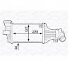 Intercooler  compresor OPEL ASTRA G hatchback  F48  F08  PRODUCATOR MAGNETI MARELLI 351319201930