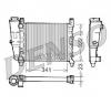 Radiator  racire motor FIAT UNO  146A E  PRODUCATOR DENSO DRM09141