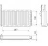 Schimbator caldura  incalzire habitaclu FORD ESCORT Mk V  GAL  PRODUCATOR MAGNETI MARELLI 350218209000