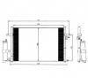 Condensator  climatizare DAEWOO NUBIRA limuzina  KLAN  PRODUCATOR NRF 35573