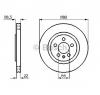 Disc frana vw corrado  53i  producator bosch 0 986