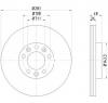 Disc frana PEUGEOT 508 PRODUCATOR TEXTAR 92232503