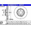 Disc frana SAAB 9 3 Cabriolet  YS3F  PRODUCATOR ATE 24 0328 0137 1