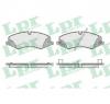 Set placute frana frana disc land rover discovery iv