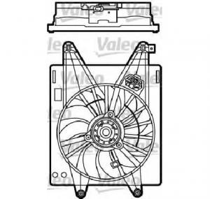 Motor electric ventilator FIAT MAREA  185  PRODUCATOR VALEO 698485