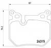 Set placute frana frana disc BMW 3 Touring  E91  PRODUCATOR TEXTAR 2431501