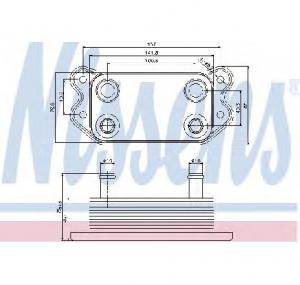 Radiator ulei  ulei motor VOLVO S40 II  MS  PRODUCATOR NISSENS 90676