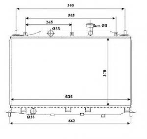 Radiator  racire motor HYUNDAI ACCENT III  MC  PRODUCATOR NRF 53822