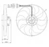 Ventilator  radiator VW POLO  6N1  PRODUCATOR NRF 47204