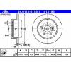 Disc frana suzuki kizashi  fr  producator ate 24 0112 0195 1