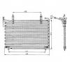 Condensator  climatizare JAGUAR XJ  X300  PRODUCATOR NRF 35071