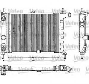 Radiator  racire motor OPEL KADETT E hatchback  33  34  43  44  PRODUCATOR VALEO 883859