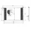 Condensator  climatizare HONDA CIVIC VII Hatchback  EU  EP  EV  PRODUCATOR NRF 35635
