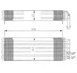 Evaporator aer conditionat MERCEDES BENZ 190  W201  PRODUCATOR NRF 36033