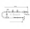 Cablu  frana de parcare hyundai matrix  fc  producator bosch 1 987 482