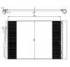 Condensator  climatizare BMW 7  E65  E66  PRODUCATOR NRF 35537