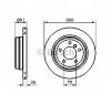 Disc frana bmw 3 touring  e91  producator bosch 0 986