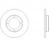 Disc frana DAEWOO TICO  KLY3  PRODUCATOR TEXTAR 92102700