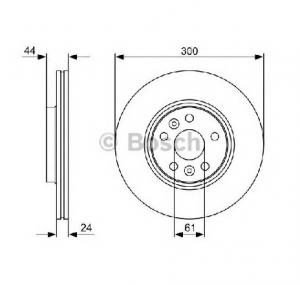 Disc frana RENAULT SCENIC II  JM0 1  PRODUCATOR BOSCH 0 986 479 554