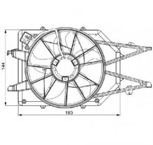 Radiator ford focus