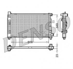 Radiator  racire motor MERCEDES BENZ A CLASS  W168  PRODUCATOR DENSO DRM17100