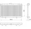 Radiator  racire motor NISSAN PRIMERA  P11  PRODUCATOR MAGNETI MARELLI 350213805000