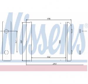 Schimbator caldura  incalzire habitaclu DAEWOO MATIZ  KLYA  PRODUCATOR NISSENS 76506