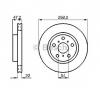 Disc frana TOYOTA CELICA hatchback  ST16  AT16  PRODUCATOR BOSCH 0 986 478 396