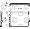 Radiator  racire motor bmw 3  e46  producator valeo