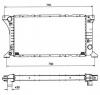 Radiator  racire motor FORD TRANSIT bus  V   PRODUCATOR NRF 506212