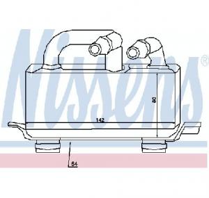 Radiator ulei  ulei motor BMW 5  E60  PRODUCATOR NISSENS 90621