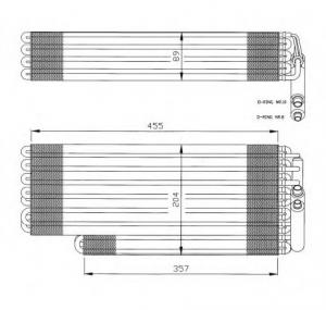 Evaporator aer conditionat MERCEDES BENZ S CLASS  W140  PRODUCATOR NRF 36078