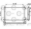 Radiator  racire motor FORD FIESTA Mk IV  JA  JB  PRODUCATOR VALEO 232003