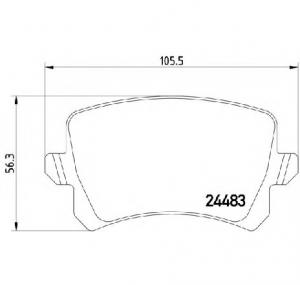 Set placute frana frana disc VW PASSAT  362  PRODUCATOR TEXTAR 2448382