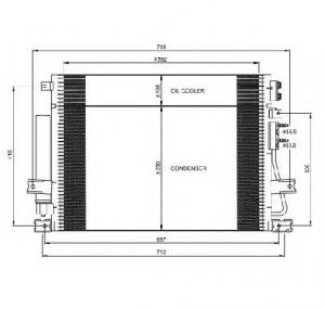 Condensator  climatizare CHRYSLER 300 C  LX  PRODUCATOR NRF 35966