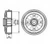 Tambur frana citroËn visa producator bosch 0 986 477 114