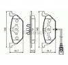 Set placute frana frana disc SEAT IBIZA V  6J5  PRODUCATOR BOSCH 0 986 494 525