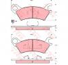 Set placute frana frana disc MAZDA 929    LA  PRODUCATOR TRW GDB324