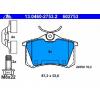 Set placute frana frana disc RENAULT MEGANE III cupe  DZ0 1  PRODUCATOR ATE 13 0460 2753 2