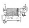 Radiator  racire motor FIAT PUNTO  176  PRODUCATOR DENSO DRM09095