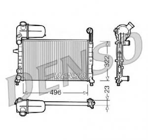 Radiator  racire motor FIAT TIPO  160  PRODUCATOR DENSO DRM09133