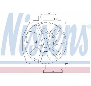 Ventilator  radiator MAZDA PREMACY  CP  PRODUCATOR NISSENS 85274